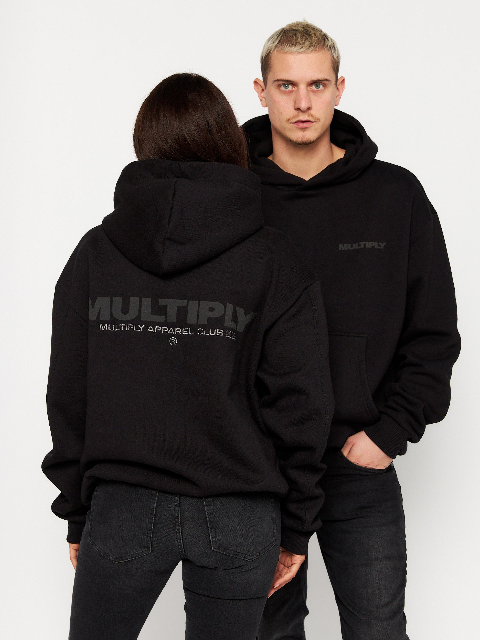 Oversize Hoodie MULTIPLY 2 Black