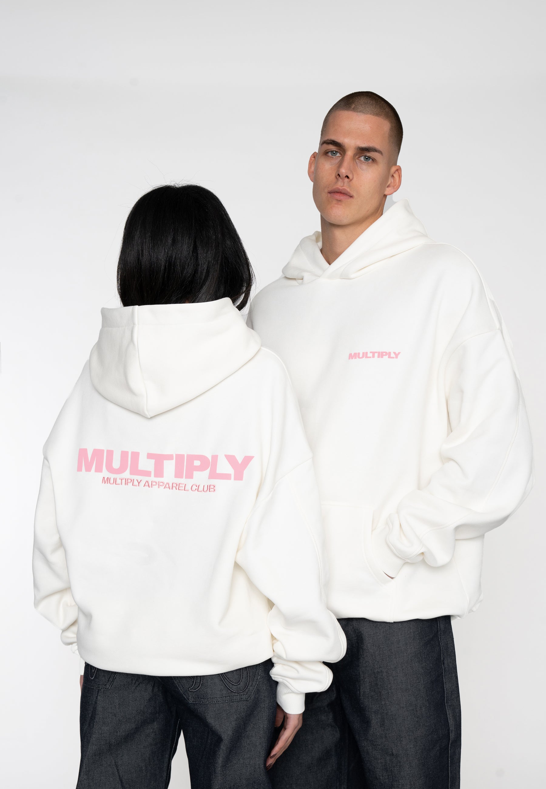 Oversize Hoodie MULTIPLY Snow White