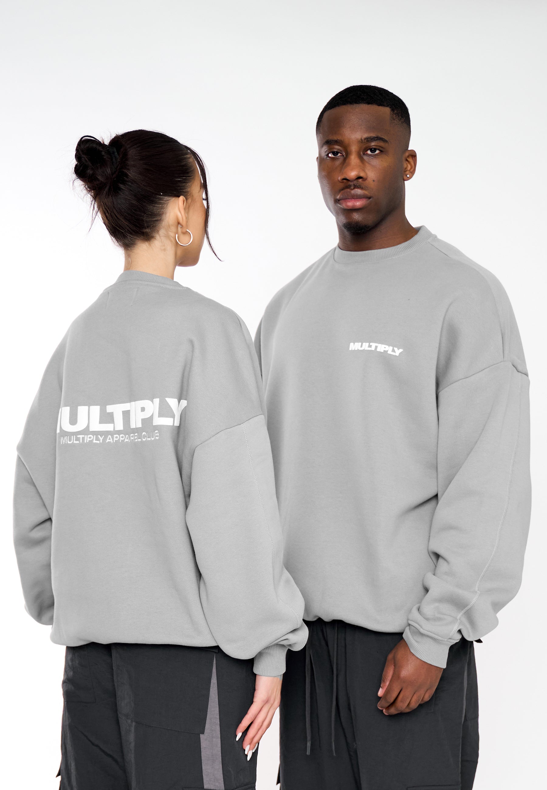 Oversize Sweatshirt MULTIPLY 2 Ultimate Grey