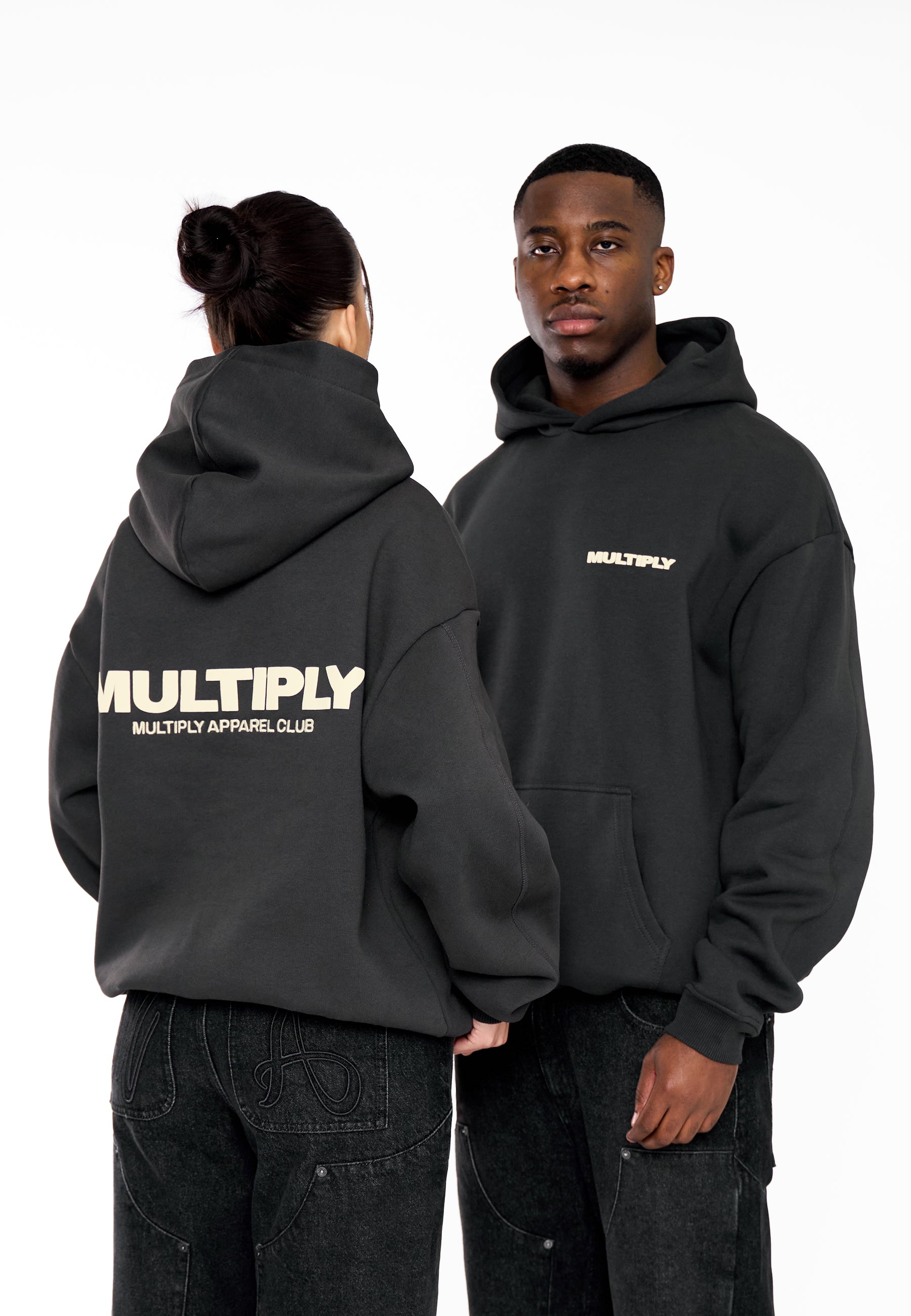 Oversize Hoodie MULTIPLY Black Soda