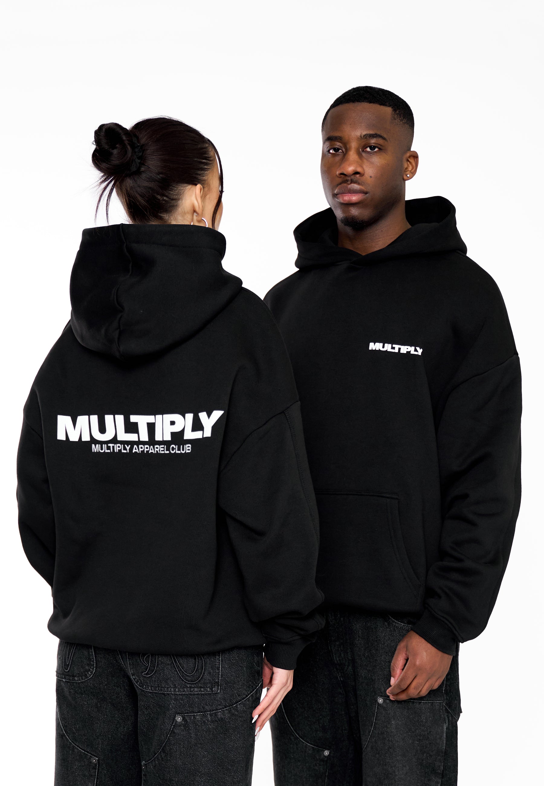 Oversize Hoodie MULTIPLY Black