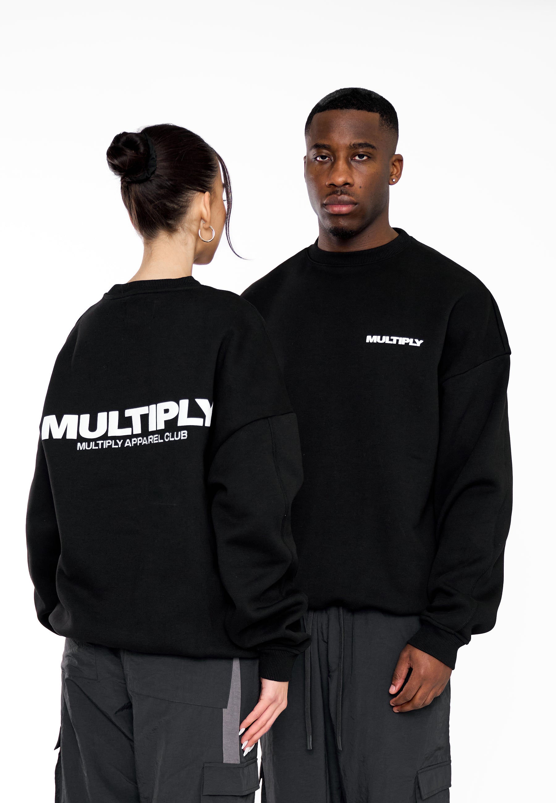 Oversize Sweatshirt MULTIPLY Black