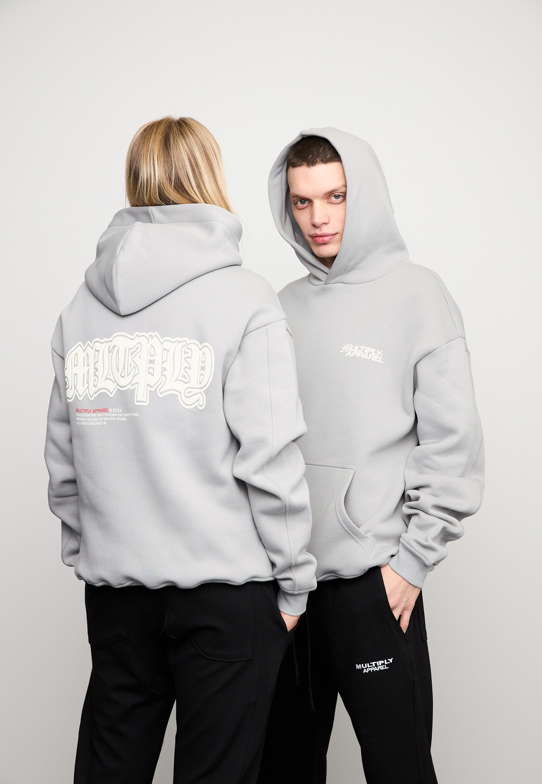 Oversize hoodie MISJUDGED Ultimate Grey