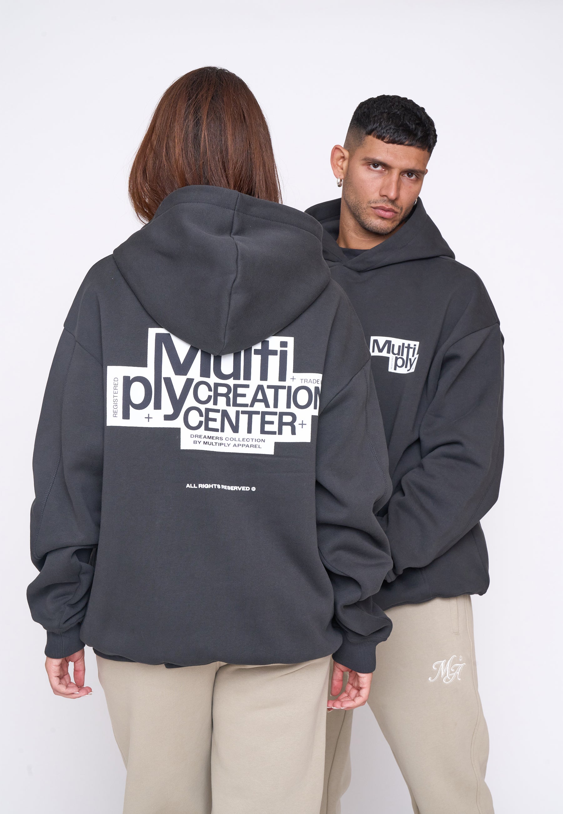 Oversize Hoodie BILLBOARD Black Soda