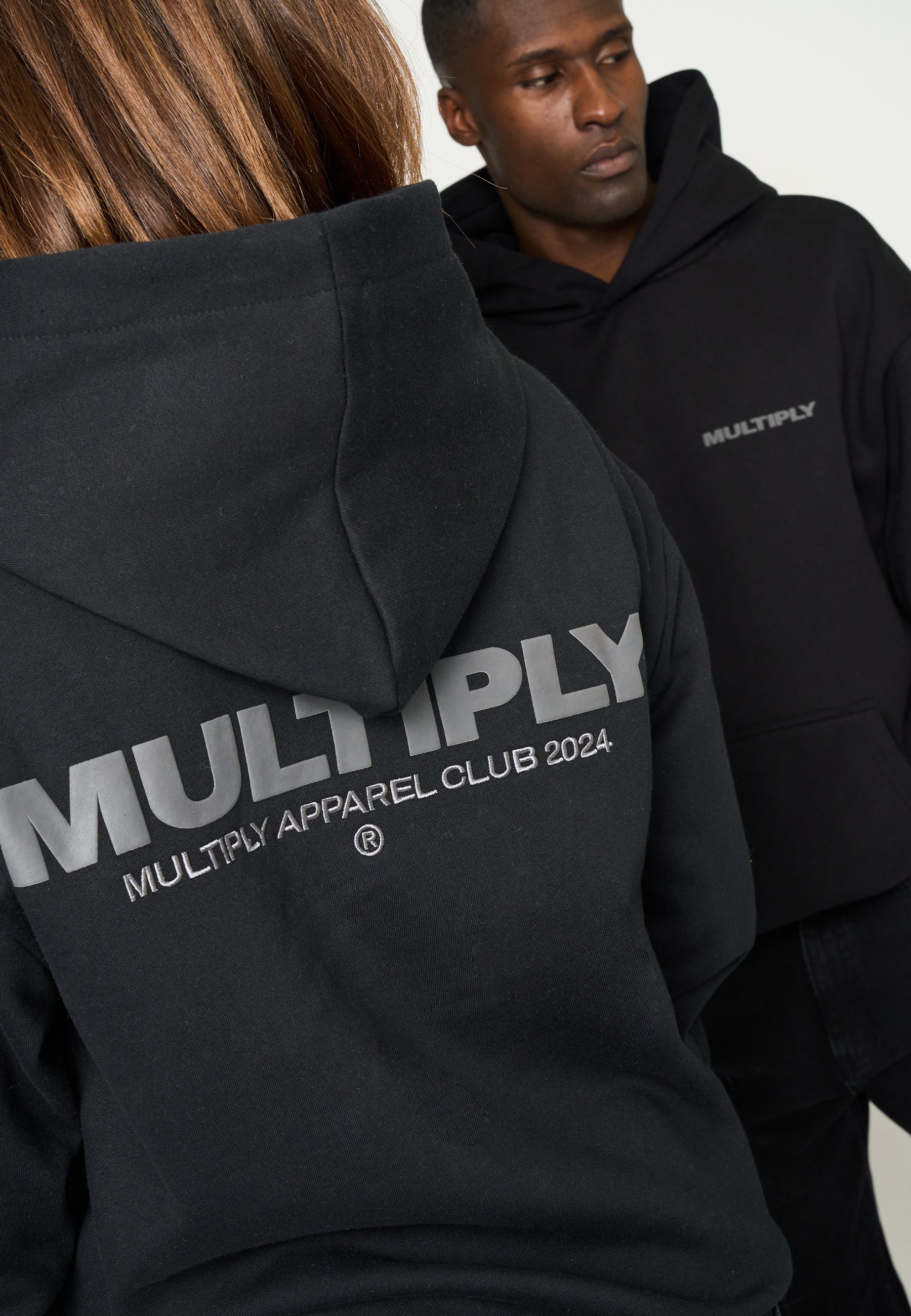 Oversize Hoodie MULTIPLY 2 Black