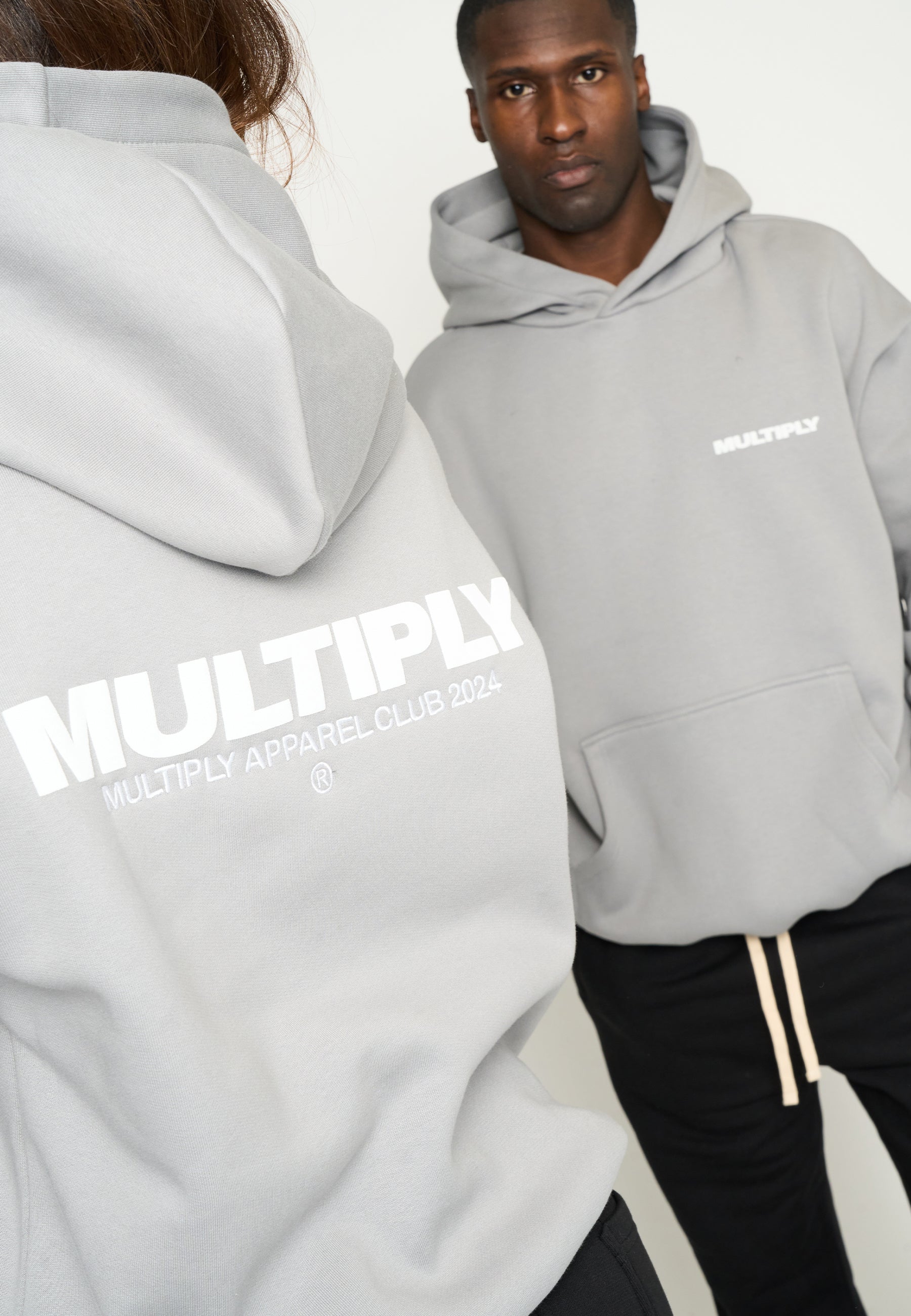 Oversize hoodie MULTIPLY Ultimate Grey