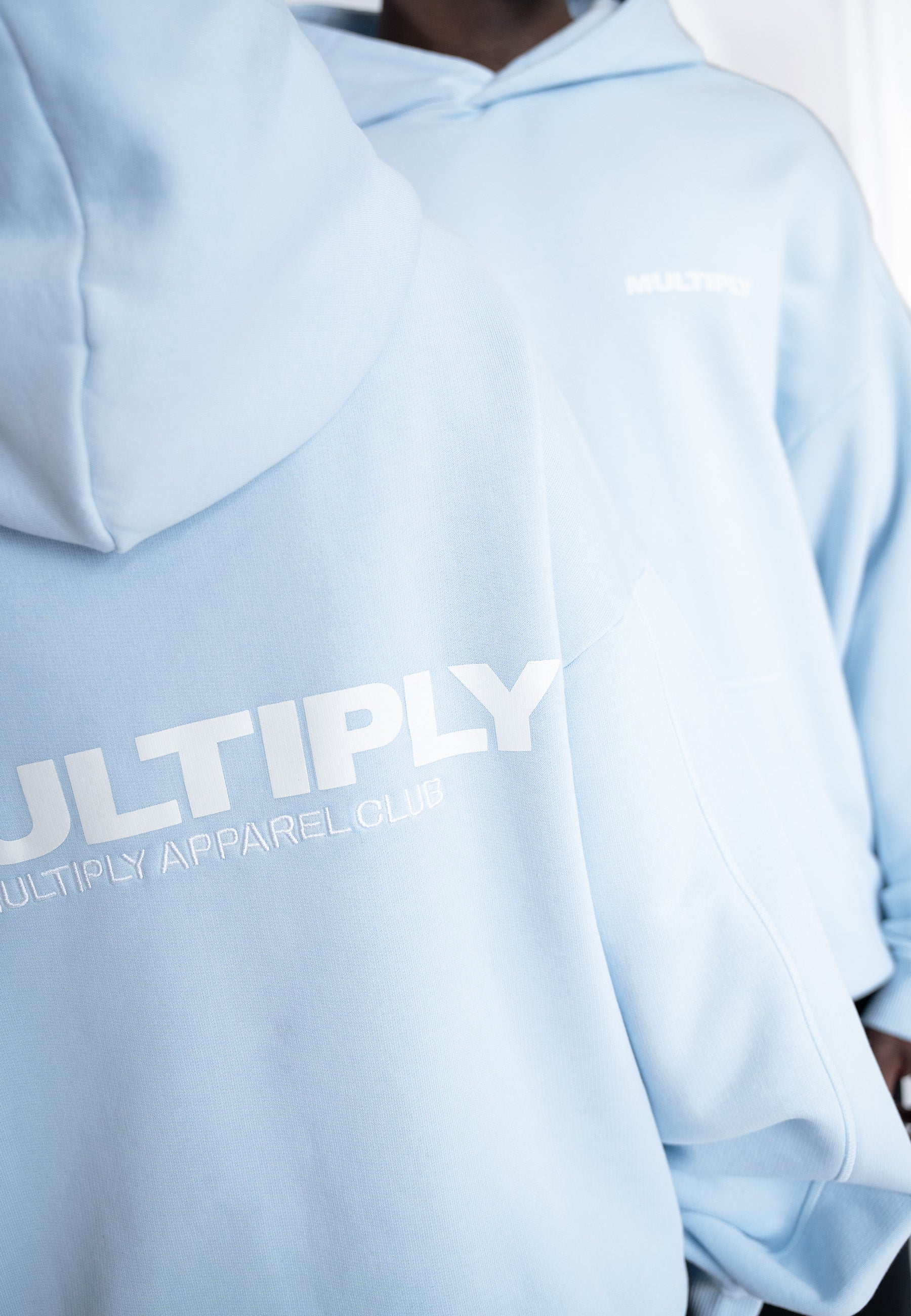 Oversize Hoodie MULTIPLY Babyblau