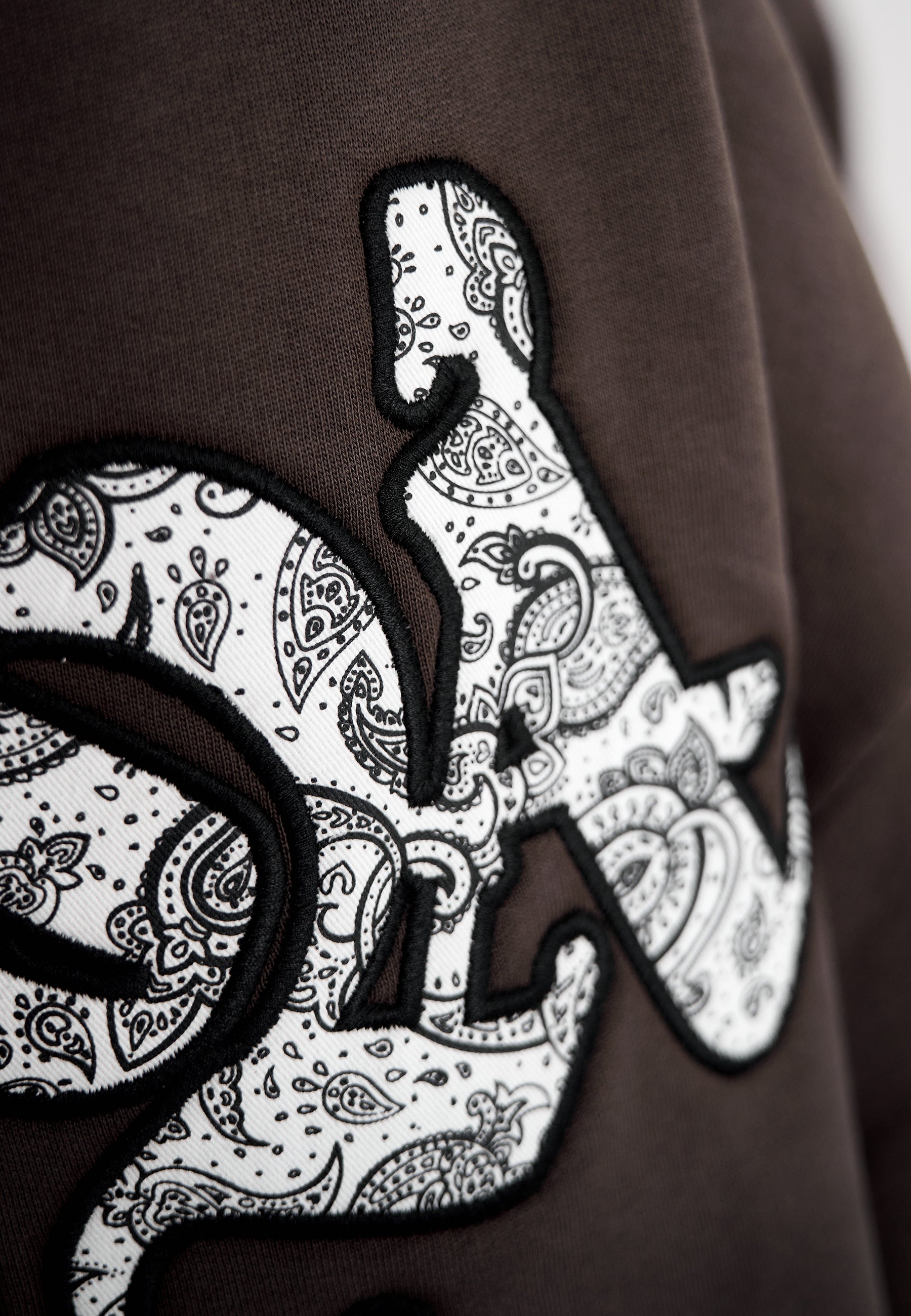 Oversize Sweatshirt STENCIL Turkish Coffee