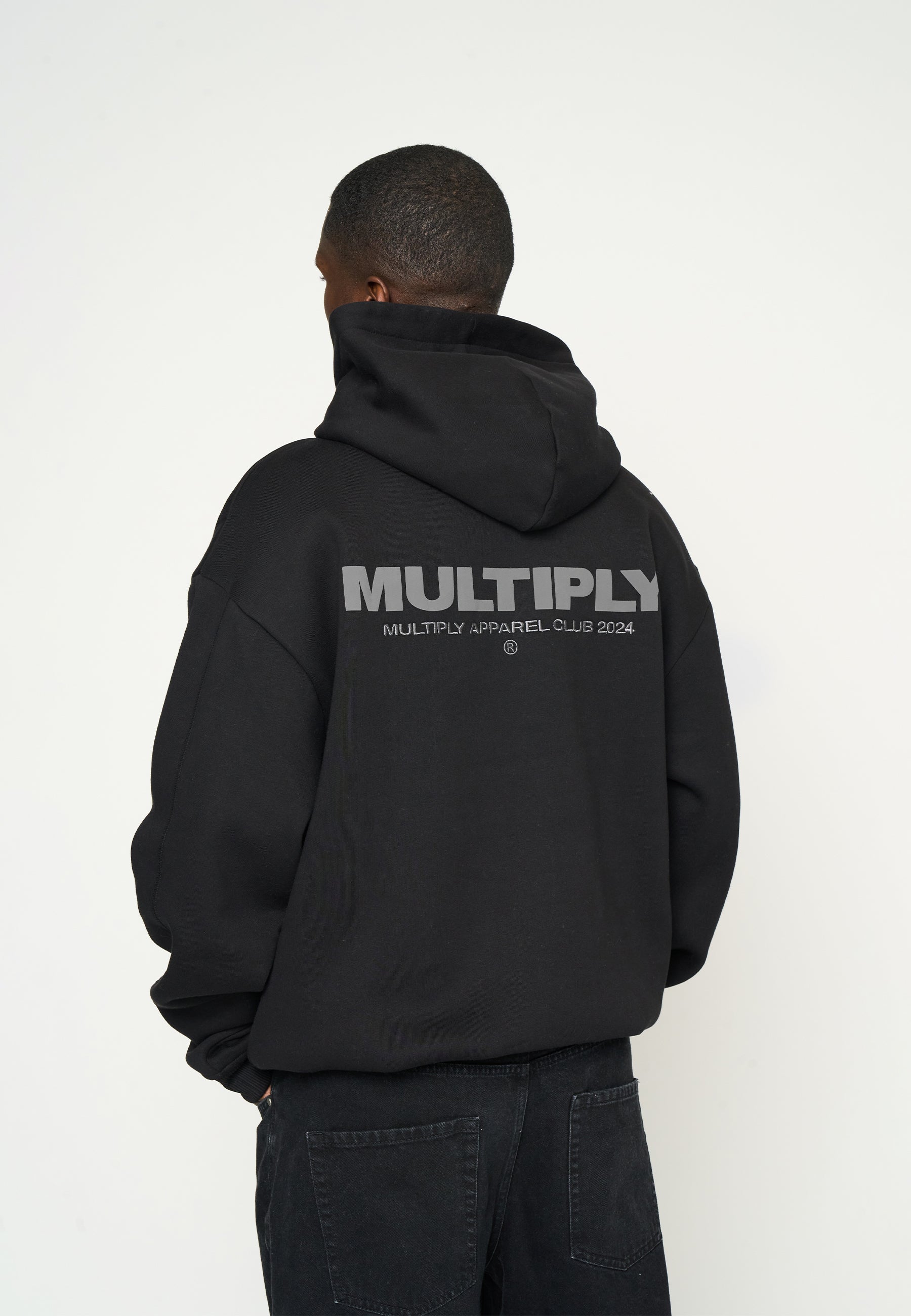 Oversize Hoodie MULTIPLY 2 Black