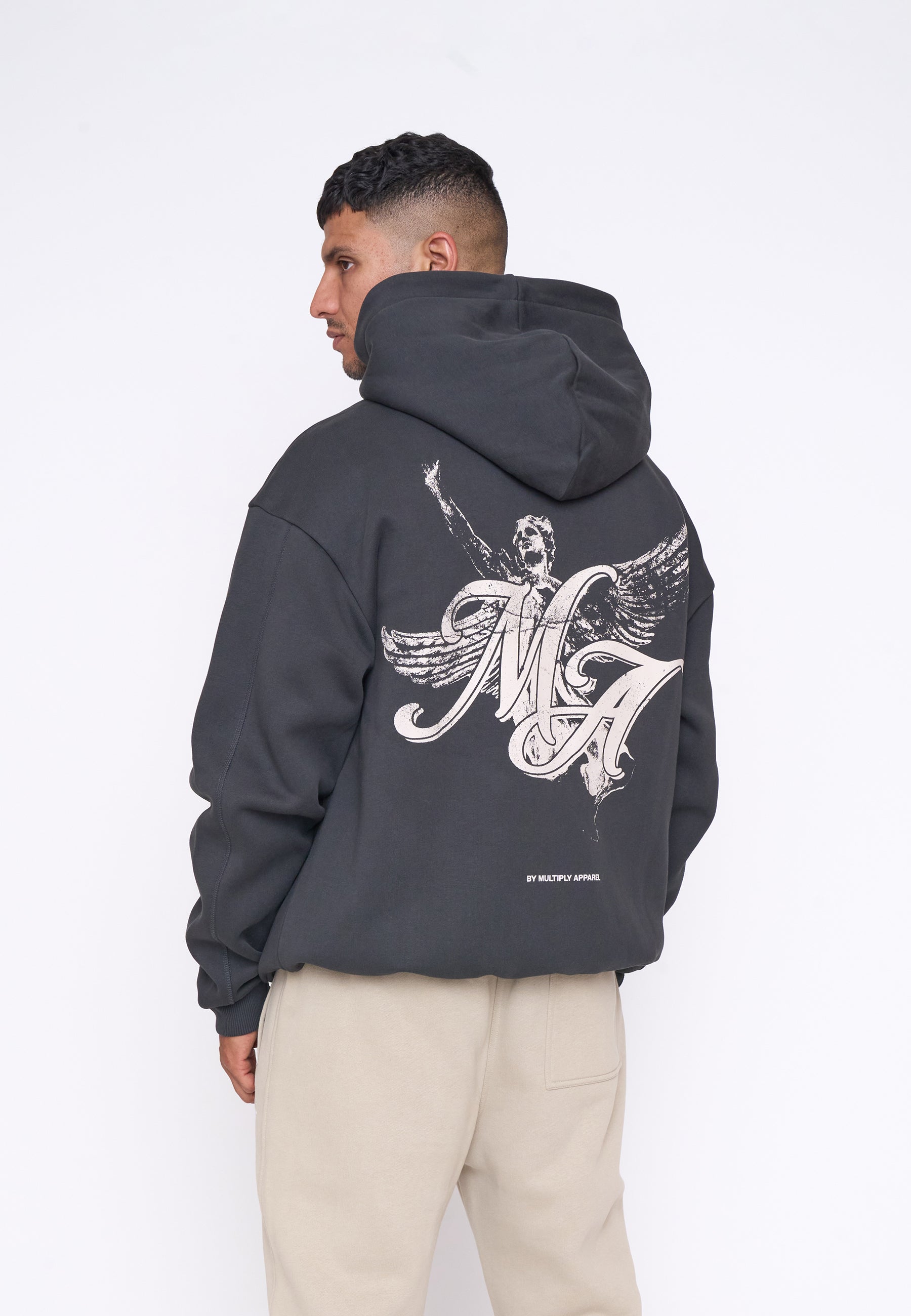 Oversize Zip Hoodie HERO Black Soda