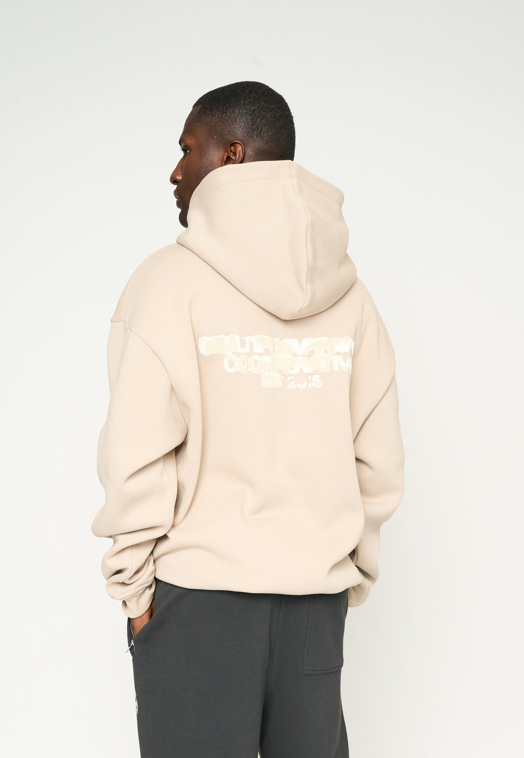 Oversize Hoodie COORPERATIVE Simply Taupe