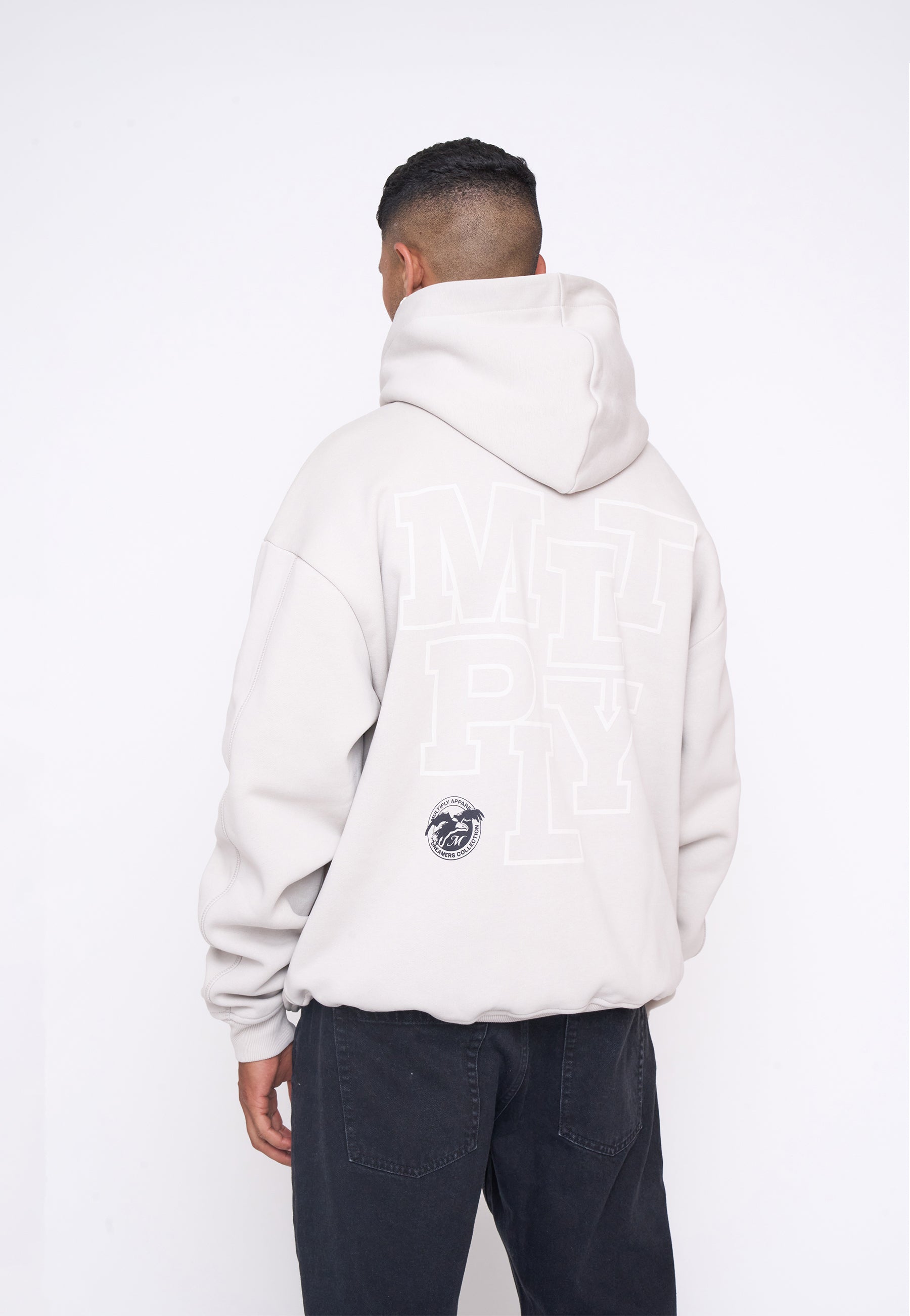 Oversize Zip Hoodie LIBRARY Dove