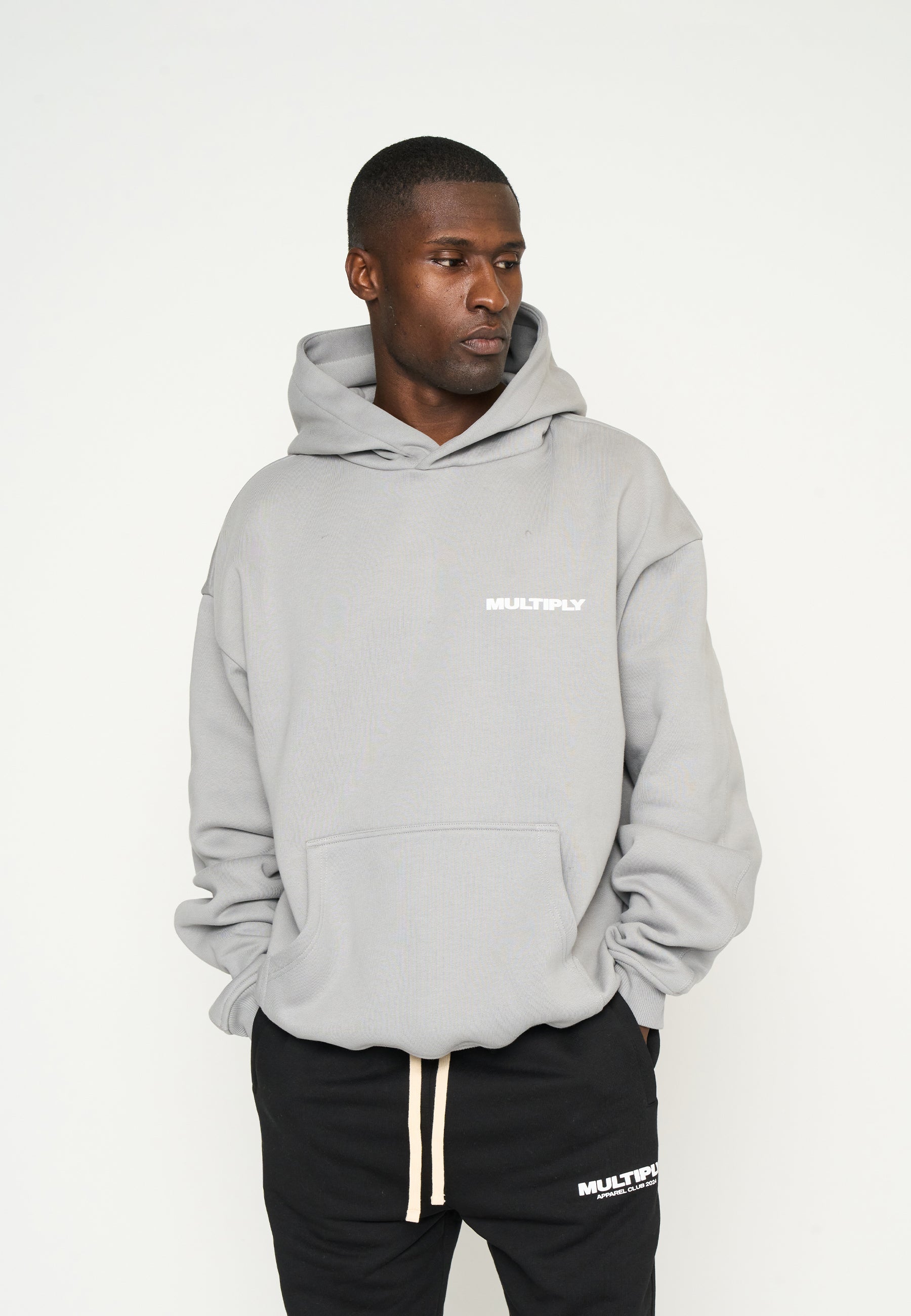 Oversize hoodie MULTIPLY Ultimate Grey