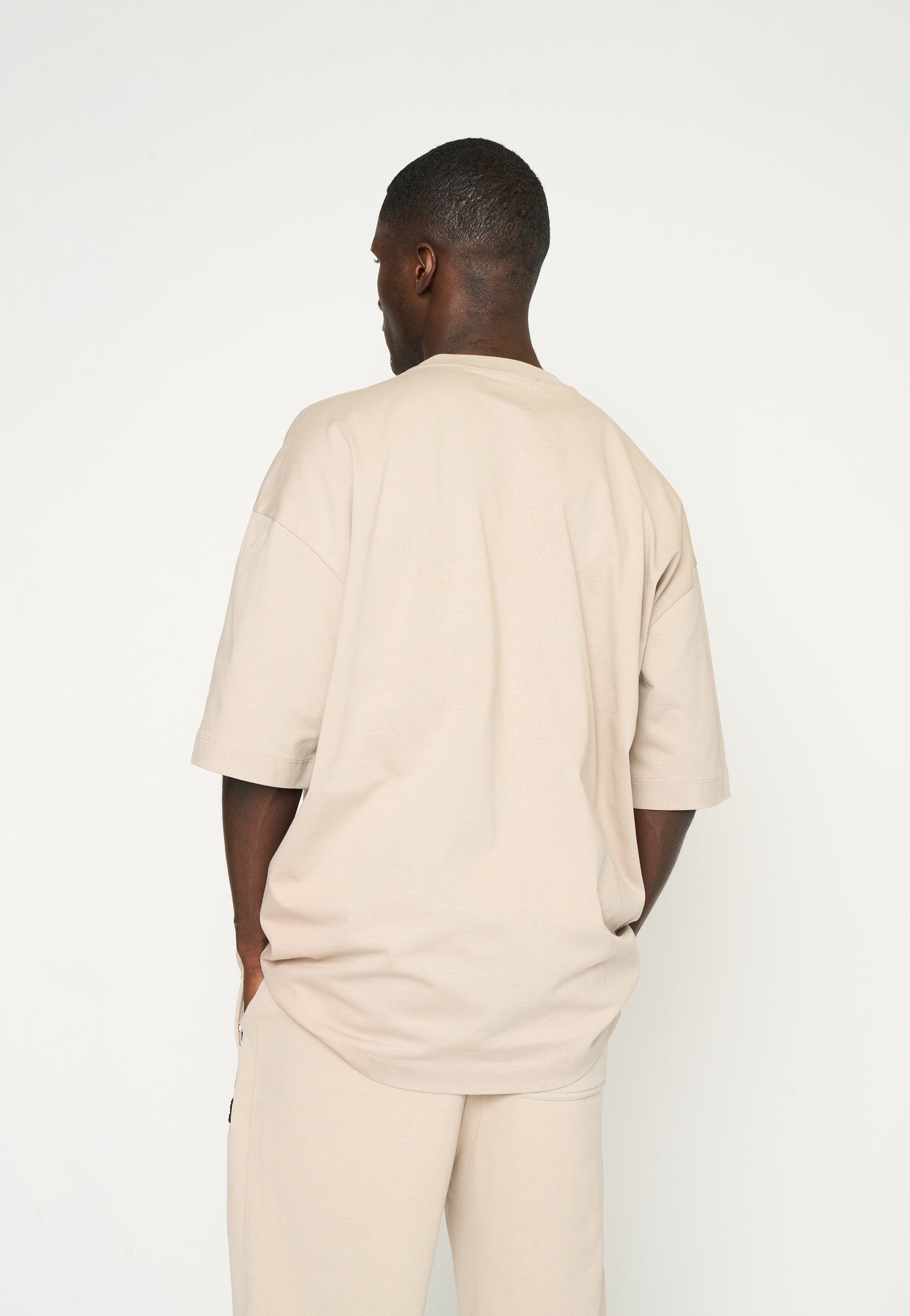 Oversize T-Shirt TASK Simply Taupe