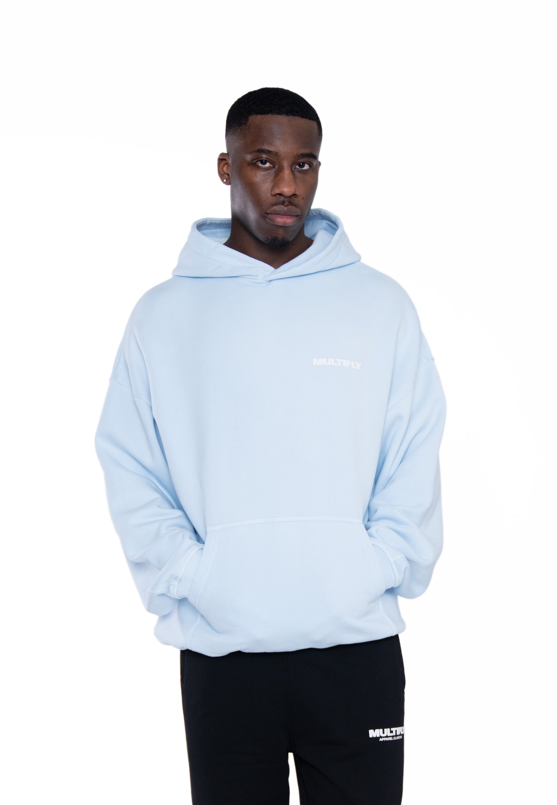 Oversize Hoodie MULTIPLY Babyblau