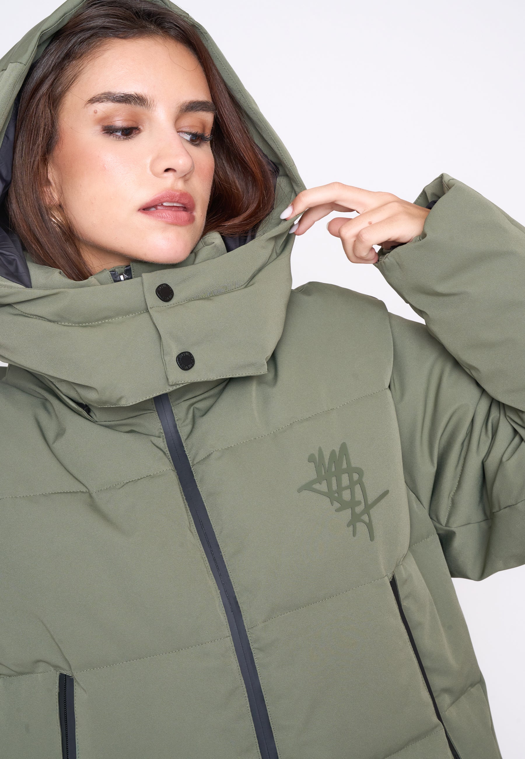 Puffer Jacket Stormy Four Leaf Clover