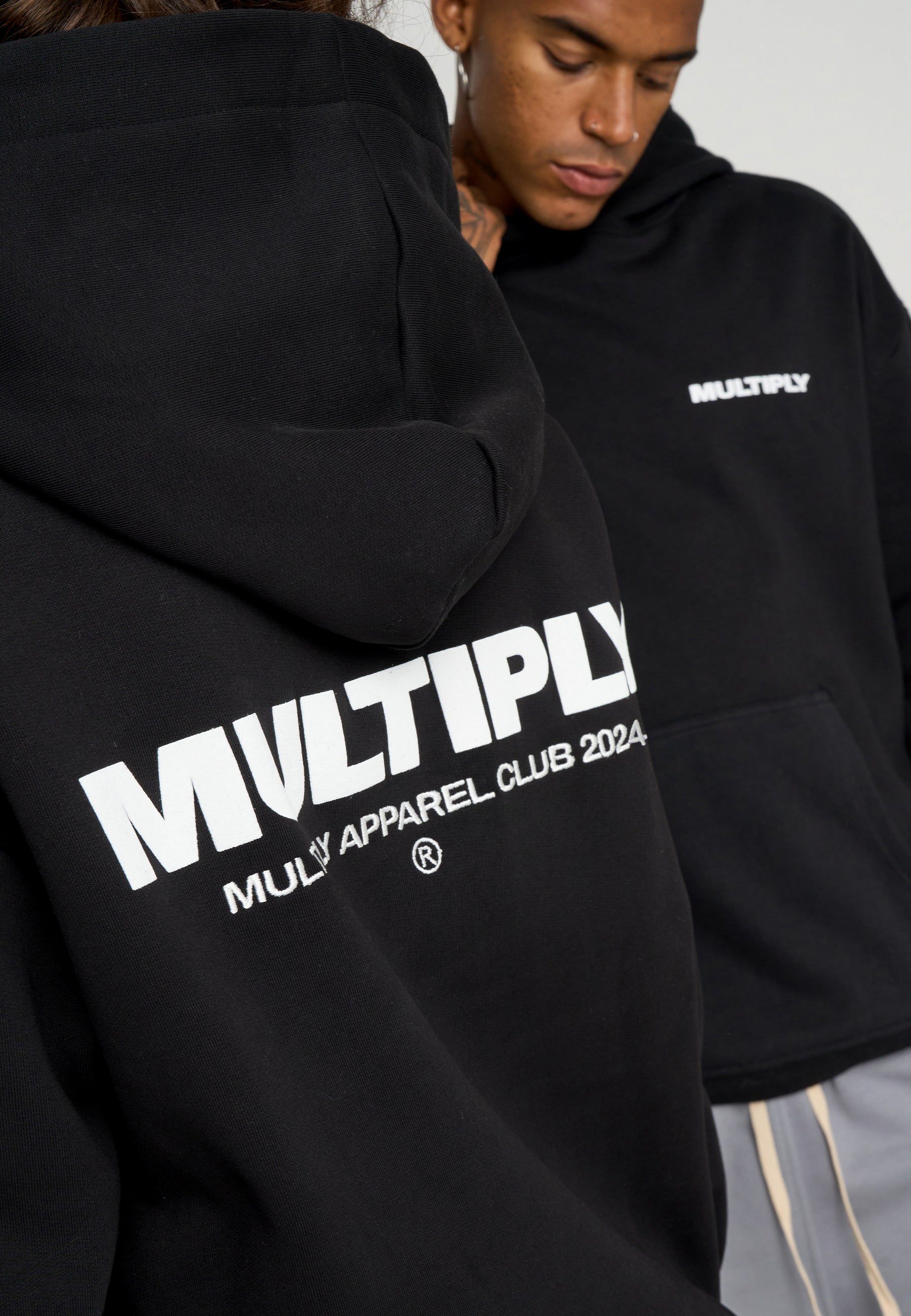 Oversize Hoodie MULTIPLY Black