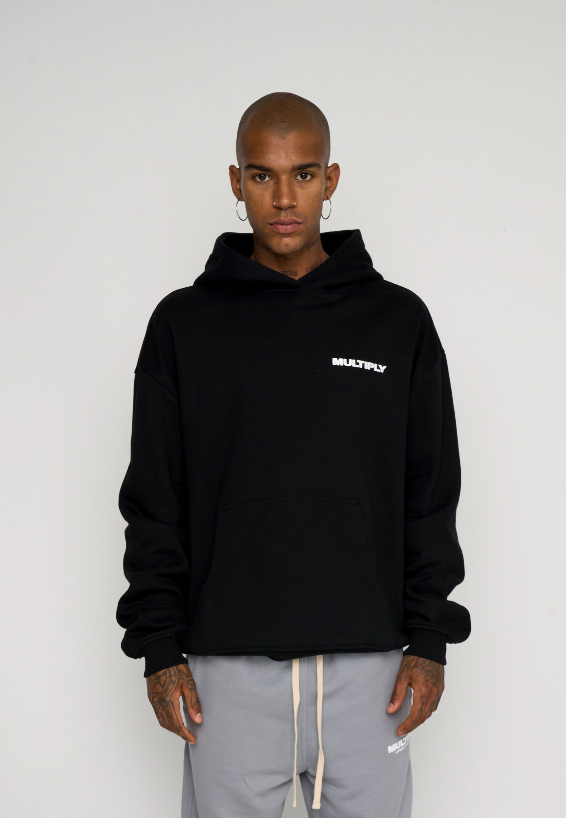 Oversize Hoodie MULTIPLY Black