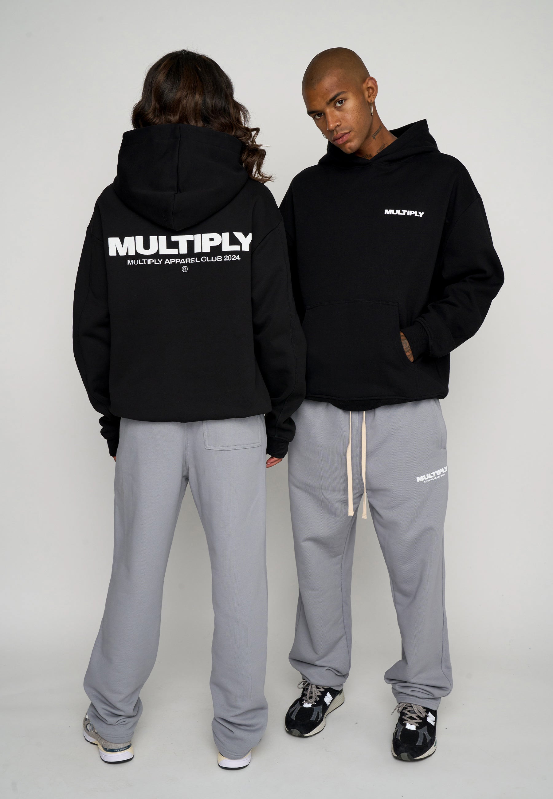 Oversize Hoodie MULTIPLY Black