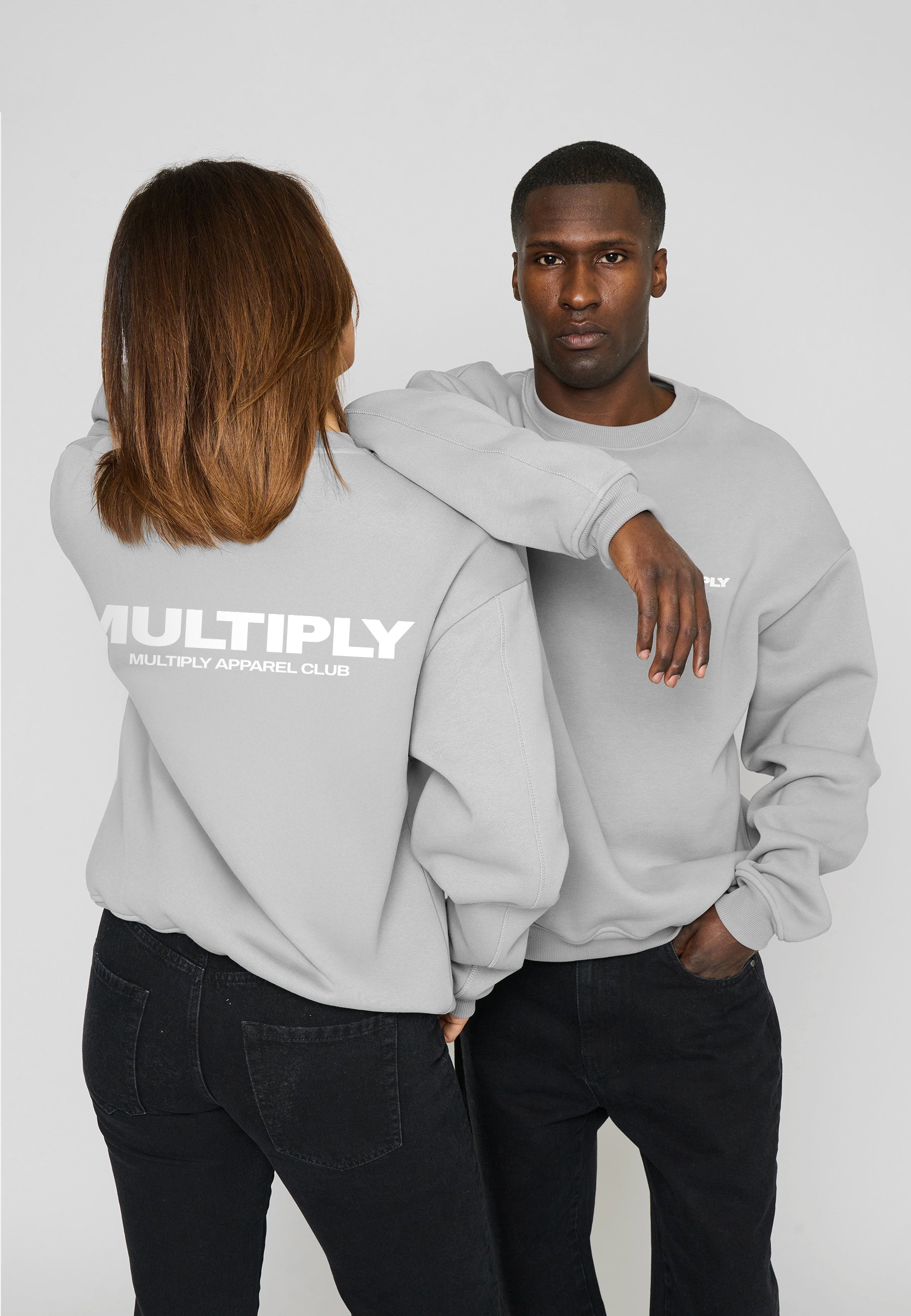 Oversize Sweatshirt MULTIPLY 2 Ultimate Grey