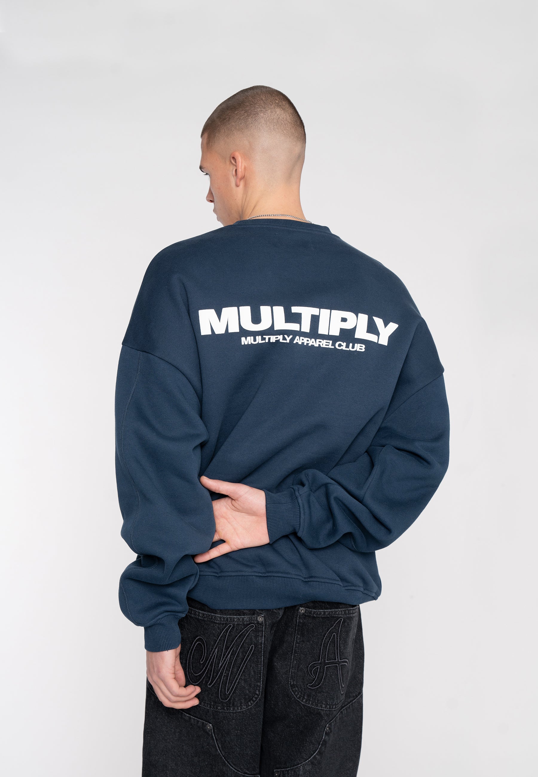 Oversize Sweatshirt MULTIPLY Pageant Blue